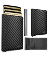 GRATIA NATURALS Slim RFID Wallet for Men, Holds 8 Cards, Carbon - $273.00 MXN