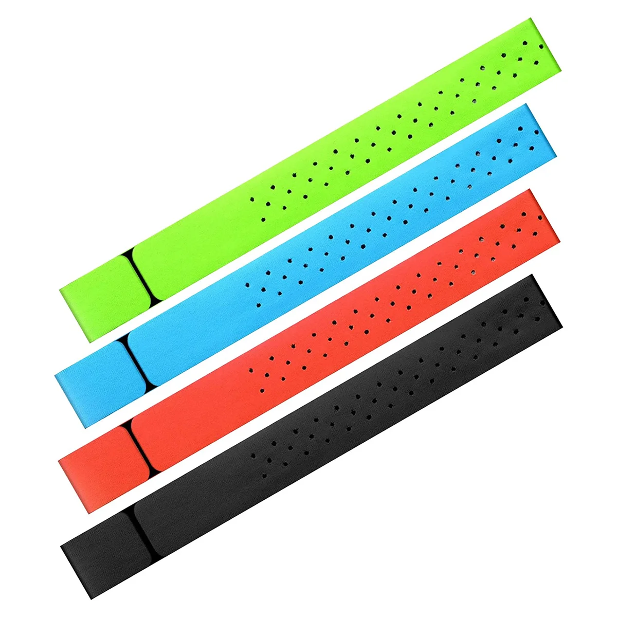 4 Pcs Heart Rate Monitor Arm Strap Adjustable Arm Strap 11.8 Inch - £83.54 GBP