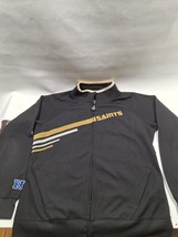New Orleans Saints Jacket Mens XL Black NFL Pro Line Full Zip Fleece Lined - $26.68