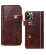 Generic Genuine Leather wallet FLIP MAGNETIC BACK cover Case For iPhone ... - $163.38