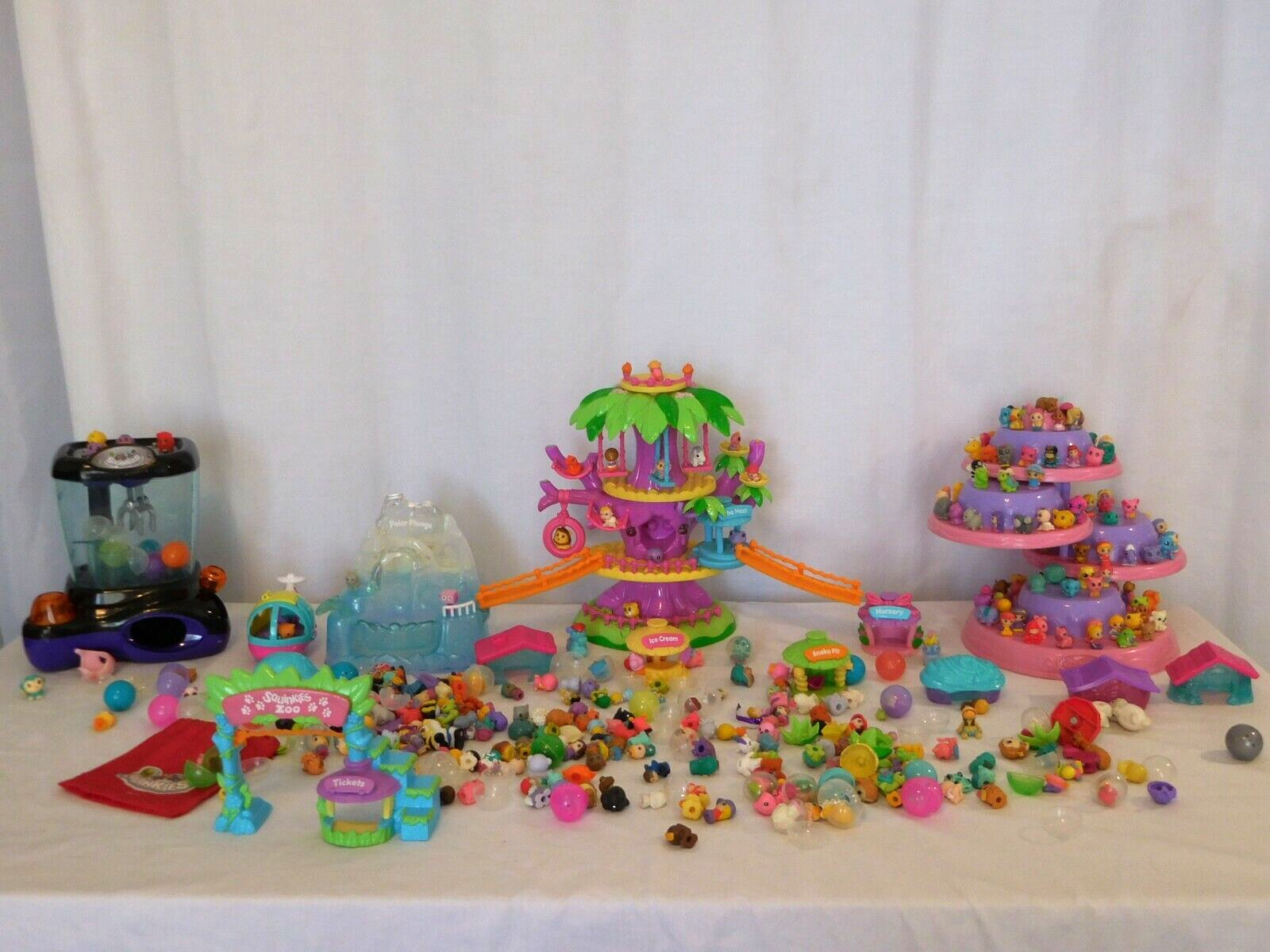 Primary image for Squinkies Zoo Day Suprise Tree + Polar Plunge + Claw Mach + Cake Display + 325 +