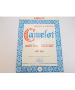 VINTAGE SHEET MUSIC SONGBOOK 1960 camelot musical main theme song LOEWE ... - $9.89