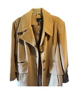 East 5th Women’s XL Coat Wool Camel Brown Long Sleeve 3 Button Outdoor T... - $101.55 CAD