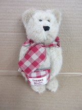 NOS Boyds Bears Merci Bearcoo 903001 Jointed Plush Red Checkered Bow Bea... - $45.47