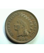 1906 S1 190/190 (s) INDIAN CENT PENNY CHOICE ABOUT UNCIRCULATED CH. AU N... - £59.76 GBP