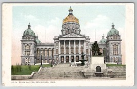 Des Moines Iowa State Capitol Postcard A26 - £3.10 GBP