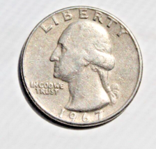 1967  Quarter , No mint mark - $232.74