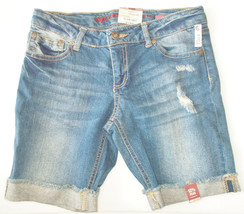 Arizona Jean Co. Girls Bermuda Distressed Shorts Sizes 6 Slim  NWT - £9.39 GBP