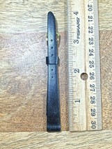 Vintage Speidel (NIB) Black Calfskin Watch Band (11mm or 7/16") (K8022) - $18.99