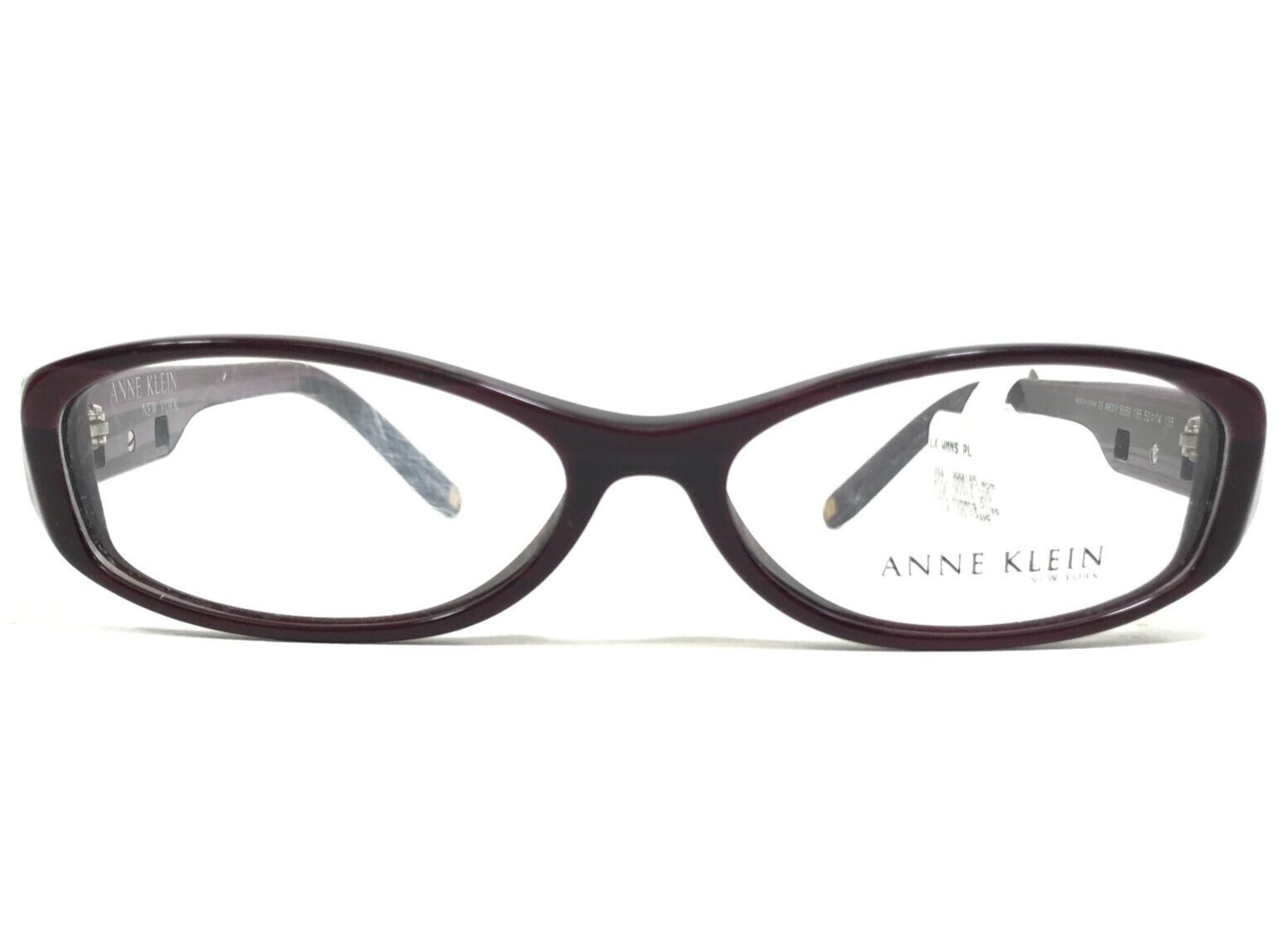 Primary image for Anne Klein Eyeglasses Frames AKNY 8059 155 Purple Oval Full Rim 52-15-133