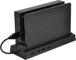4 USB Port Hub External Splitter Expansion Adapter Stand for Nintendo Switch - £32.94 GBP