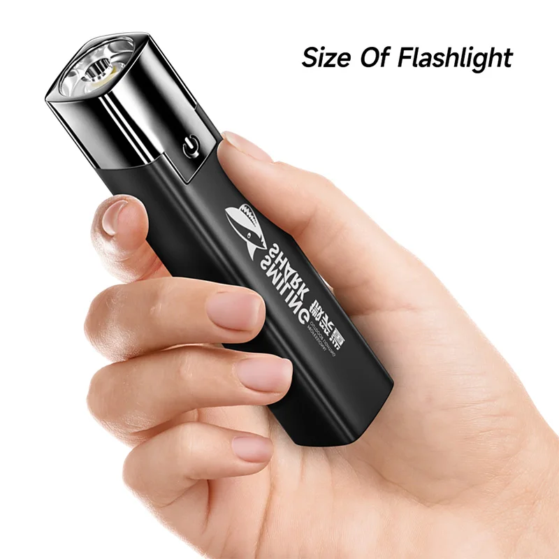 Super Bright Led Flashlight Usb Rechargeable 18650 Battery Led Torch for... - £11.79 GBP