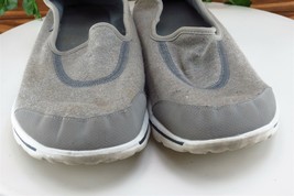 SKECHERS Women Size 7.5 M Shoes Gray Walking Fabric 13498 - £15.53 GBP