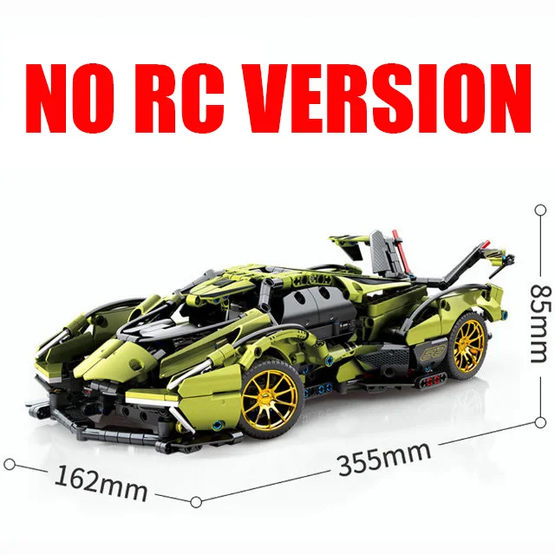Primary image for 1：14 Technical Car V12 Building Blocks or Remote Control Super Speed Racing Spor