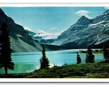 Bow Lake Panorama Alberta Canada UNP Chrome Postcard V1 - $3.91