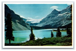 Bow Lake Panorama Alberta Canada UNP Chrome Postcard V1 - £3.06 GBP