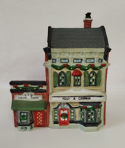 Dickens Keepsake Porcelain House Rose &amp; Crown with Pub &amp; Dining Room - $17.82