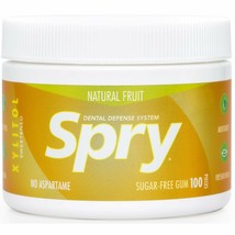 Spry Xylitol Gum, Fresh Fruit, 100 Count (Pack of 1)- Great Tasting Natu... - £9.61 GBP
