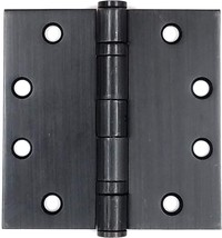 Hinge Outlet 4.5 Inch Square, Oil Rubbed Bronze Commercial Door Hinges, ... - £33.80 GBP