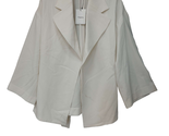 THEORY Womens Classic Jacket Robe Jkt OS Solid Ivory Size P I0509107 - $179.44