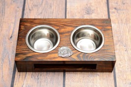 A dog’s bowls with a relief from ARTDOG collection - Pekingese - £28.03 GBP
