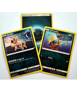  Pokémon 3-pack  TRADING CARDS Sandile 551 Caravanha 318 BASIC plus ENERGY - £2.72 GBP