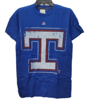 Majestic Texas Rangers Mens League Supreme Vintage T-Shirt,Blue - Small - £19.53 GBP