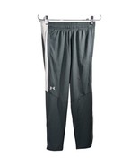 Boys XL Joggers Under Armour Youth Size YXL Gray White Light Sweatpants - $35.70