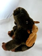 Bearington Collection Plush Dudley Moose Stuffed Animal 10&quot; X 12&quot; bean b... - $19.79