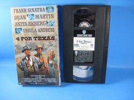 4 FOR TEXAS (1963) VHS Warner Home Video (1991) Ursula Andress - $4.75