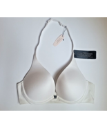 Victoria Secret Plunge Push Up Bra Halter Front Close Padded Ivory 34B N... - £22.91 GBP