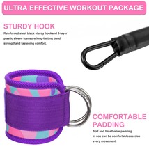 Ankle Resistance Bands with Cuffs, Ankle Bands for Working Out，Resistanc... - £20.71 GBP