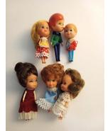 The Littles Vintage  1980 Doll Lot Pretend Play Dolls Jointed Toy Dollho... - $59.95