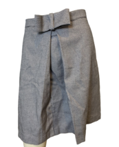 Ann Taylor LOFT Black and White Checkered Woven A-Line Skirt, Women's Si... - $14.24