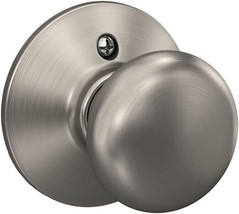 Schlage F170NPLY619 Plymouth Satin Nickel Dummy Knob Right or Left Handed - $9.87
