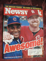 NEWSWEEK September 14 1998 Baseball Sammy Sosa Mark McGwire Swissair Flight 111 - £6.88 GBP