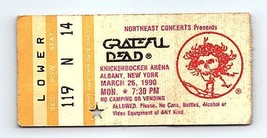 Grateful Dead Mail Ordre Concert Ticket Stub March 26 1990 Albany New York - $49.49