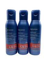Matrix Men Style Power Styling Shampoo All Hair Types 4.2 oz. Set of 3 - $16.15