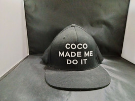 COCO MADE ME DO IT Baseball Cap Hat Snapback Used Embroidered Logo - £19.92 GBP