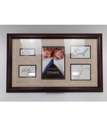 Titanic Signed Movie Poster Cameron DiCaprio Winslet and Zane - Framed Matted - $1,595.00