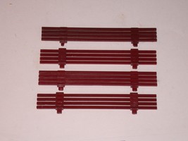 2 Pair American Flyer S Scale Brown Side Fence Rail for 645 or 945 Work Caboose - £11.58 GBP