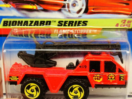 1998 Mattel Hot Wheels Biohazard Series #2 0f 4 Flame Stopper NIP - $12.86