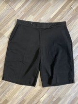 Coral Bay Golf Shorts Women’s Size 8 Black Chino Stretch Curvy Casual Ou... - £8.25 GBP