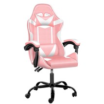 Backrest And Seat Height Adjustable Swivel Recliner Racing Office Computer Ergon - £170.64 GBP