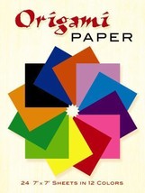 Origami Paper 7&quot;X7&quot; 24/Pkg Assorted Colors 800759268290 - £6.22 GBP