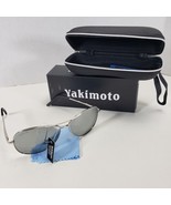 Yakimoto Aviator Sunglasses, Mirrored, with Case, New Open Box - £13.70 GBP
