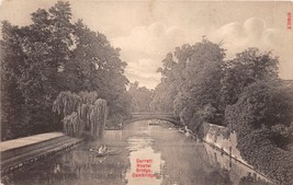 Cambridge Uk Garrett Hostel Bridge~O F Stengel Published Postcard - £7.22 GBP