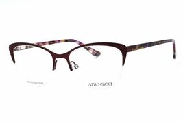 Adensco AD 241 0U7I00 Matte  Plum 50mm Eyeglasses New Authentic - $25.07