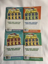 Lot of (4) Penny Press Wheel Of Fortune Word Search Circle Puzzles Books 2020 - £15.10 GBP