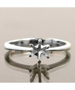 5MM Solitario Incastonato Argento Sterling 925 Semi Montante Fidanzament... - $41.15